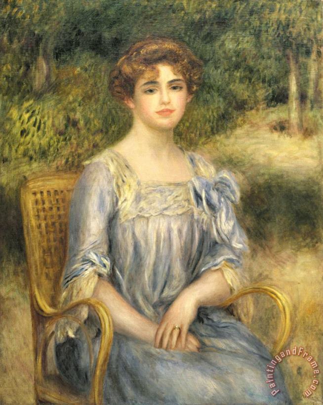  Madame Gaston Bernheim de Villers painting - Pierre Auguste Renoir  Madame Gaston Bernheim de Villers Art Print