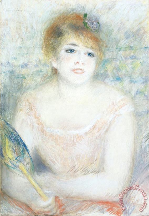 Mlle. Jeanne Samary painting - Pierre Auguste Renoir Mlle. Jeanne Samary Art Print