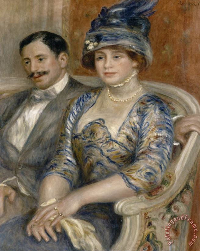 Pierre Auguste Renoir Mr. And Mrs. Gaston Bernheim De Villers (monsieur And Madame Gaston Bernheim De Villers) Art Painting