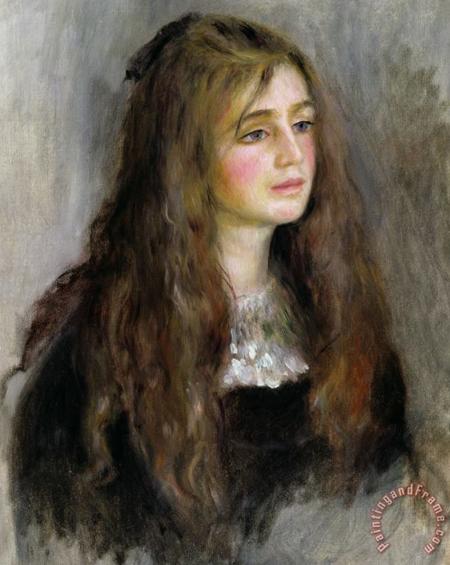 Pierre Auguste Renoir Portrait of Julie Manet painting - Portrait of ...
