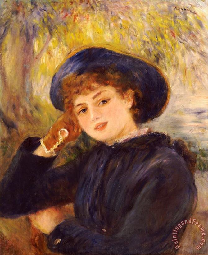 Pierre Auguste Renoir Portrait of Mademoiselle Demarsy Art Print