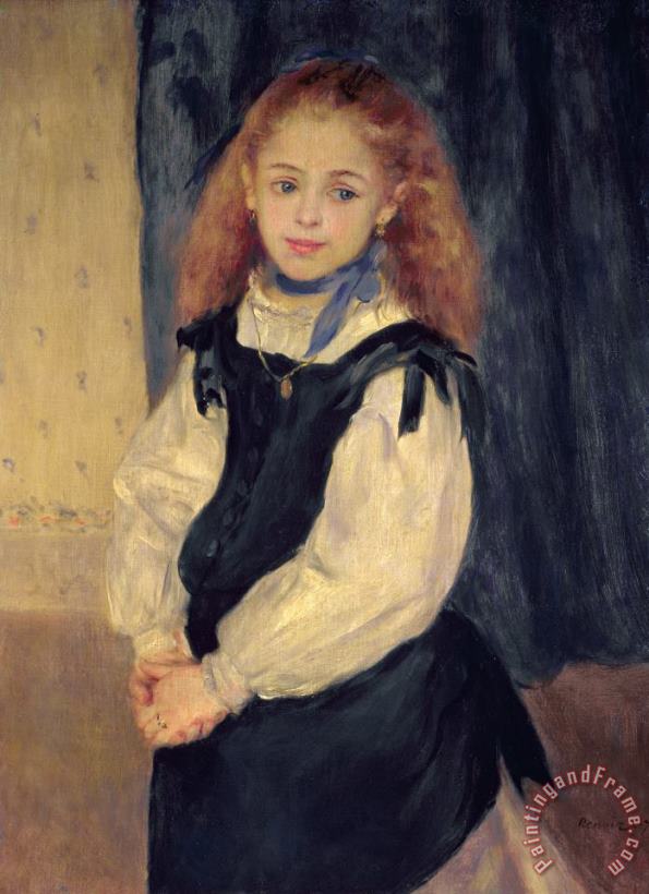 Pierre Auguste Renoir Portrait of Mademoiselle Legrand Art Print