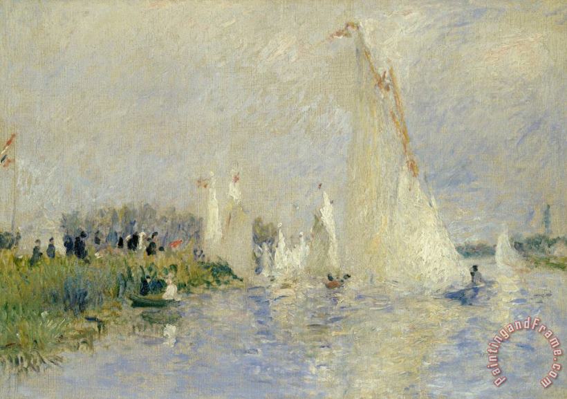 Pierre Auguste Renoir Regatta At Argenteuil Art Print