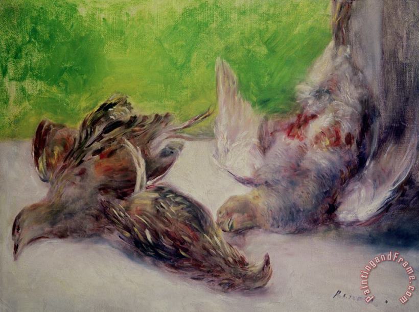 Pierre Auguste Renoir Still Life With Pheasants Art Print
