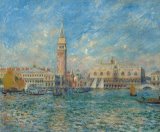 Palace of Versailles Prints - The Doge's Palace in Venice by Pierre Auguste Renoir