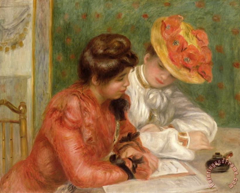 Pierre Auguste Renoir The Letter Art Print