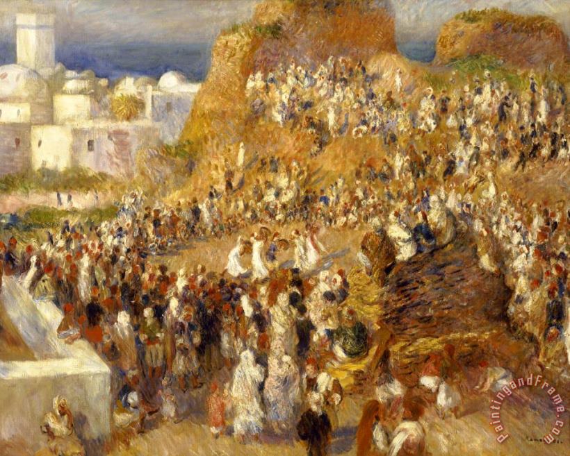 Pierre Auguste Renoir The Mosque Art Painting