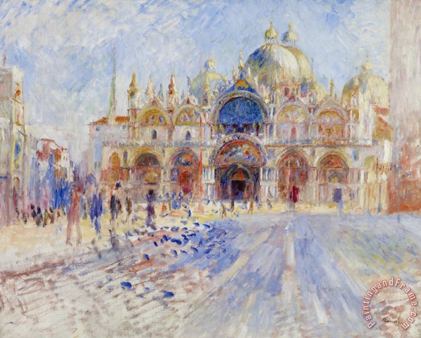 Pierre Auguste Renoir The Piazza San Marco Art Print