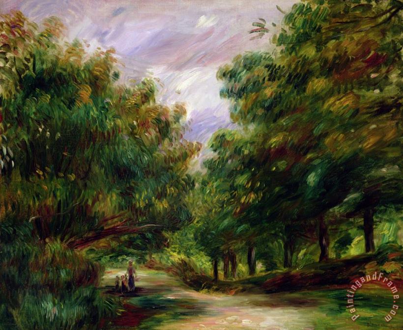 Pierre Auguste Renoir The road near Cagnes Art Painting
