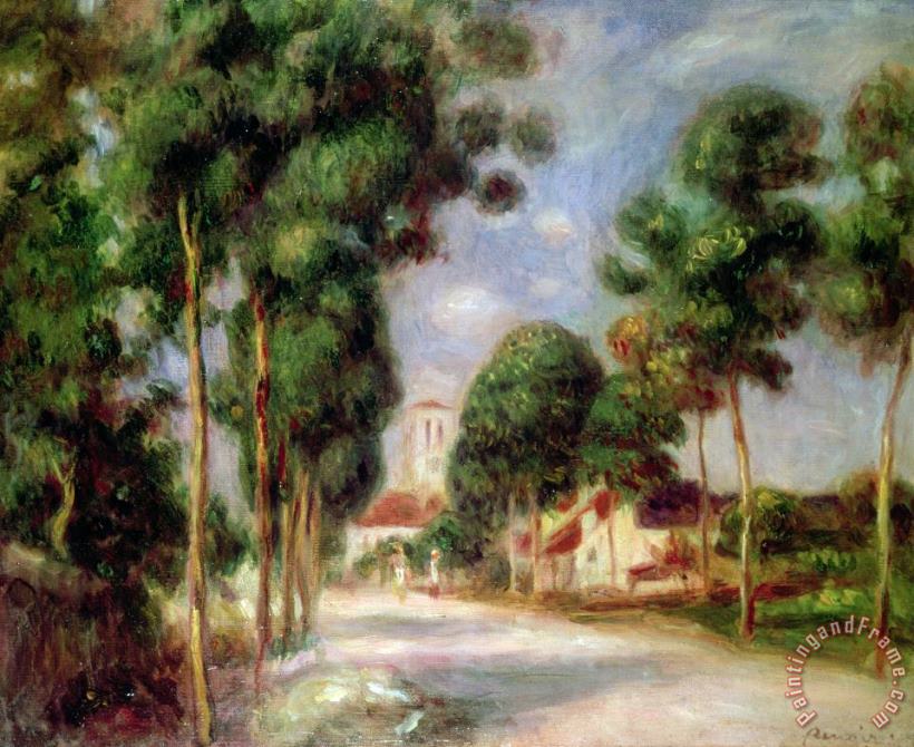 Pierre Auguste Renoir The Road to Essoyes Art Print