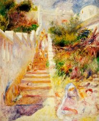 Pierre Auguste Renoir The Steps in Algiers