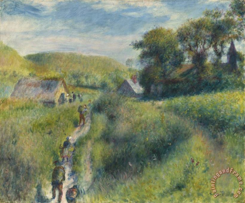 The Vintagers painting - Pierre Auguste Renoir The Vintagers Art Print