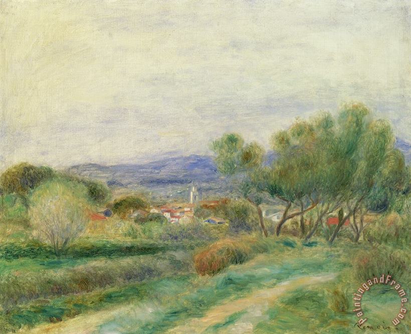 View of La Seyne painting - Pierre Auguste Renoir View of La Seyne Art Print