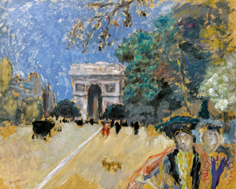 Pierre Bonnard L'arc De Triomphe Art Painting