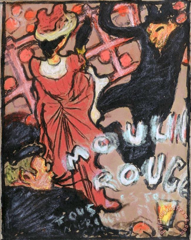 Pierre Bonnard Moulin Rouge Art Painting