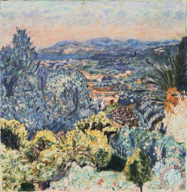 The Riviera painting - Pierre Bonnard The Riviera Art Print