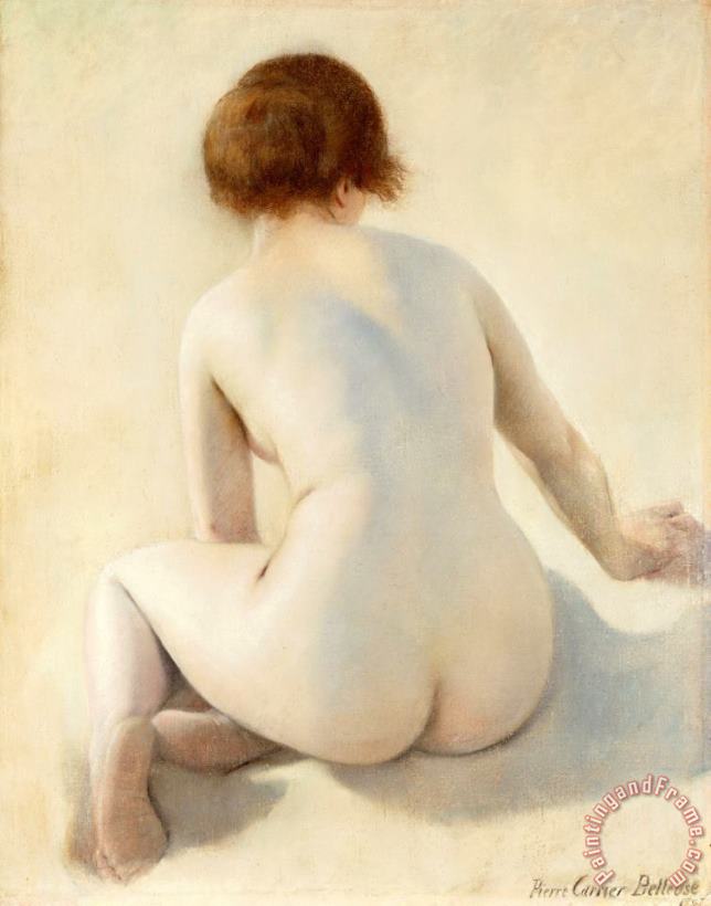Pierre Carrier Belleuse A Nude Art Painting