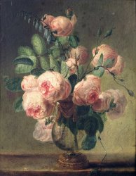 Pierre Joseph Redoute Vase of Flowers