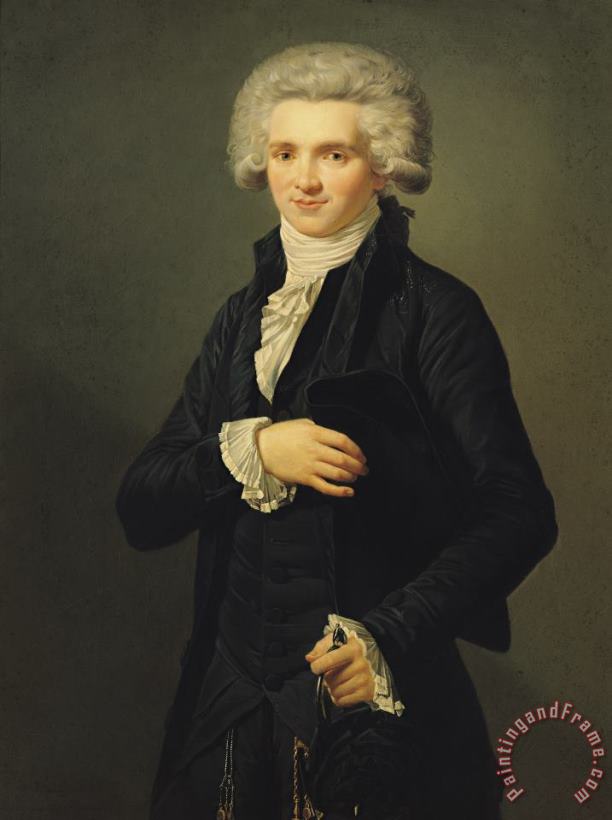 Maximilien De Robespierre painting - Pierre Roch Vigneron Maximilien De Robespierre Art Print