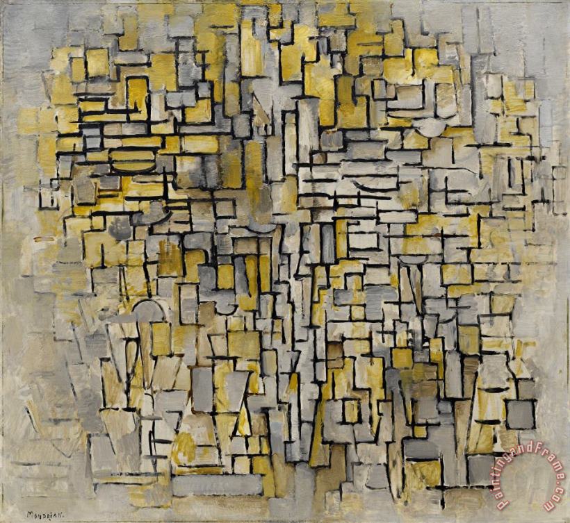 Tableau No.2 / Composition VII painting - Piet Mondrian Tableau No.2 / Composition VII Art Print