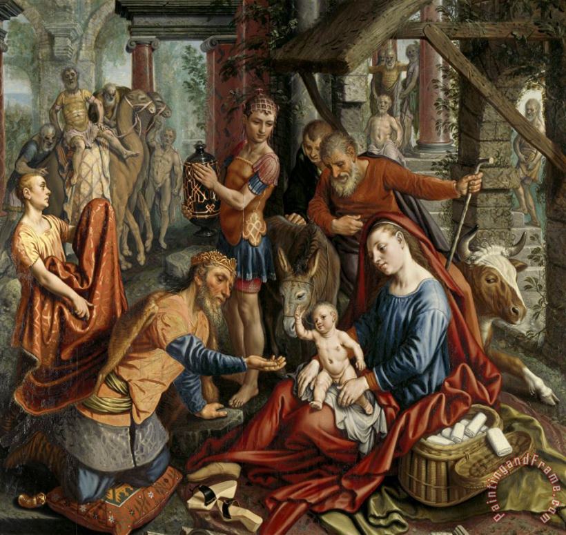 The Adoration of The Magi painting - Pieter Aertsen The Adoration of The Magi Art Print