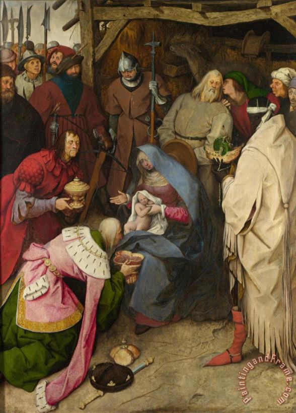Adoration Of The Magi Painting painting - Pieter Bruegel Adoration Of The Magi Painting Art Print