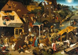 Pieter Bruegel Netherlandish Proverbs