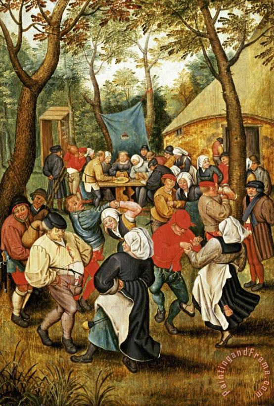 Pieter Bruegel the Elder The Wedding Feast Art Print