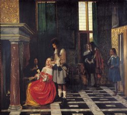 Pieter de Hooch The Card Players