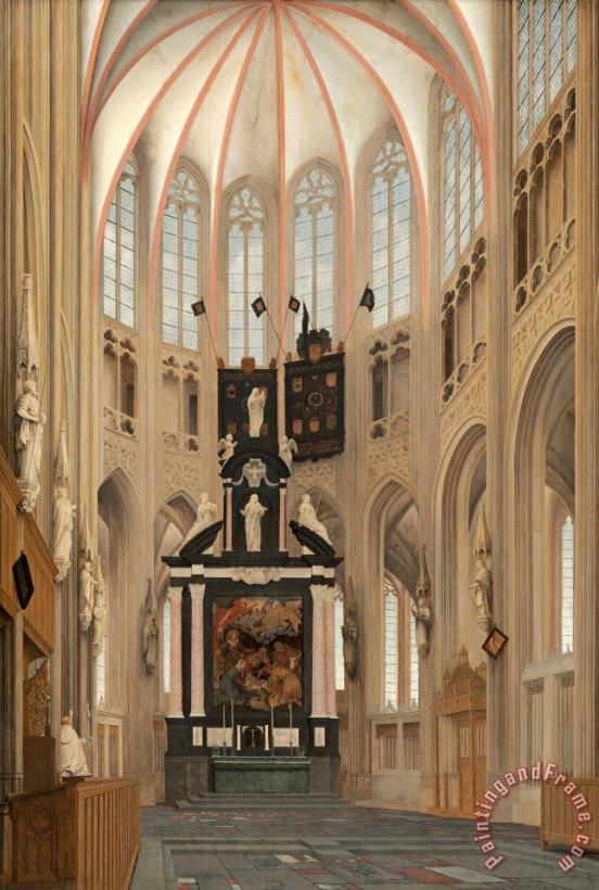 Pieter Jansz Saenredam Cathedral of Saint John at 's Hertogenbosch Art Painting