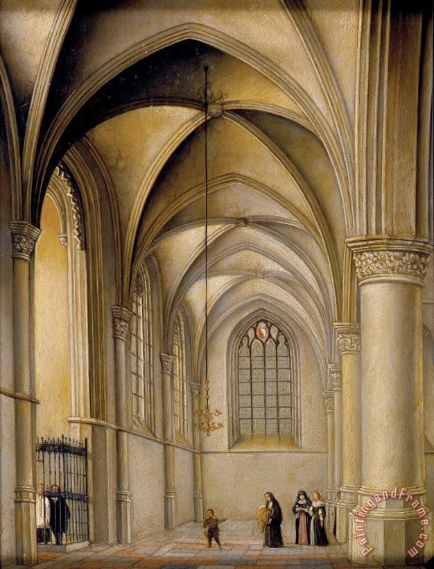 Church Interior painting - Pieter Jansz Saenredam Church Interior Art Print