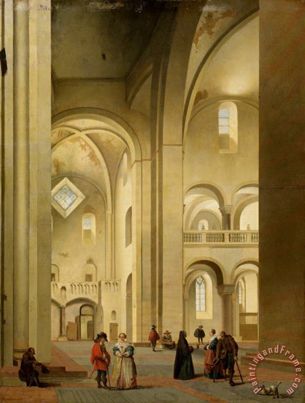 Pieter Jansz Saenredam The Transept of The Mariakerk in Utrecht, Seen From The Northeast Art Print