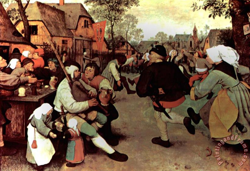 Pieter the Elder Bruegel The Peasant Dance Art Print