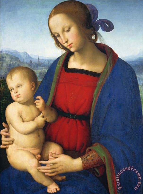 Pietro Perugino Madonna And Child Art Print