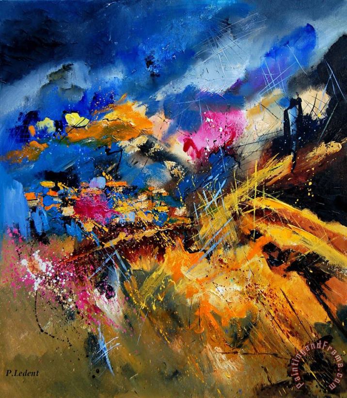 Abstract 7808082 painting - Pol Ledent Abstract 7808082 Art Print