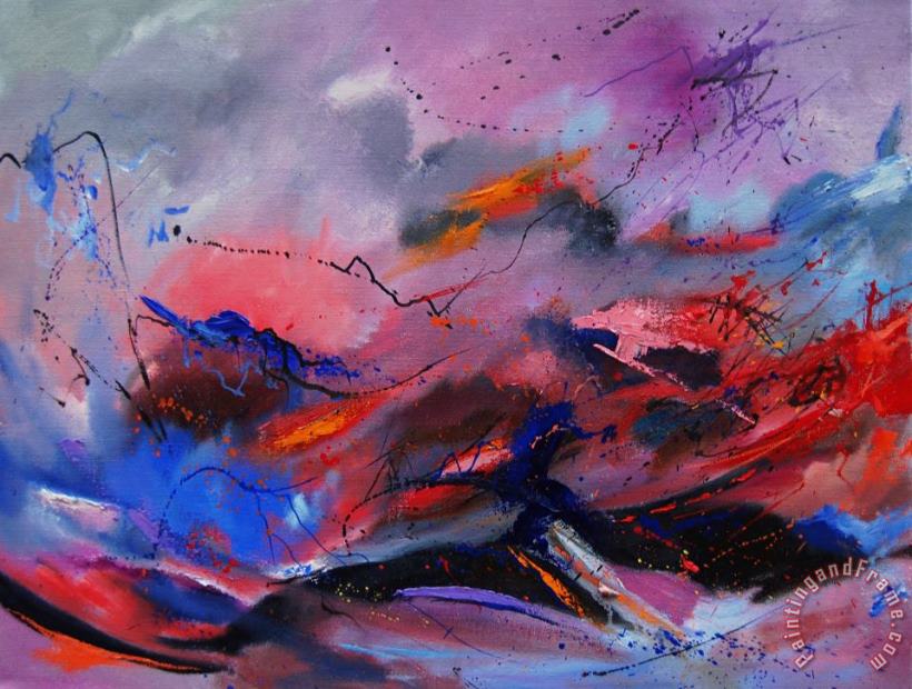 Abstract 971260 painting - Pol Ledent Abstract 971260 Art Print