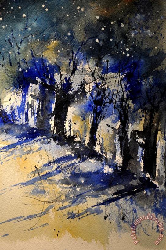 Pol Ledent Abstract Trees Art Painting