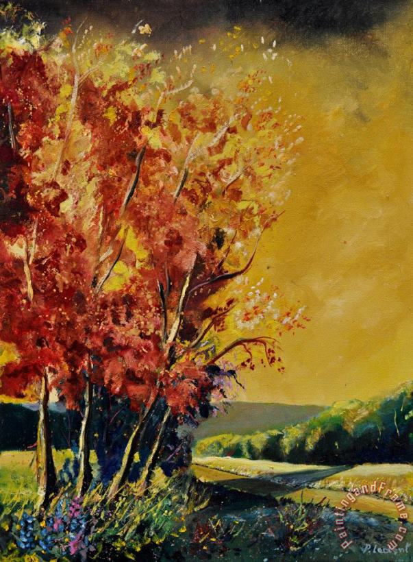 Pol Ledent Autumn 68 Art Painting