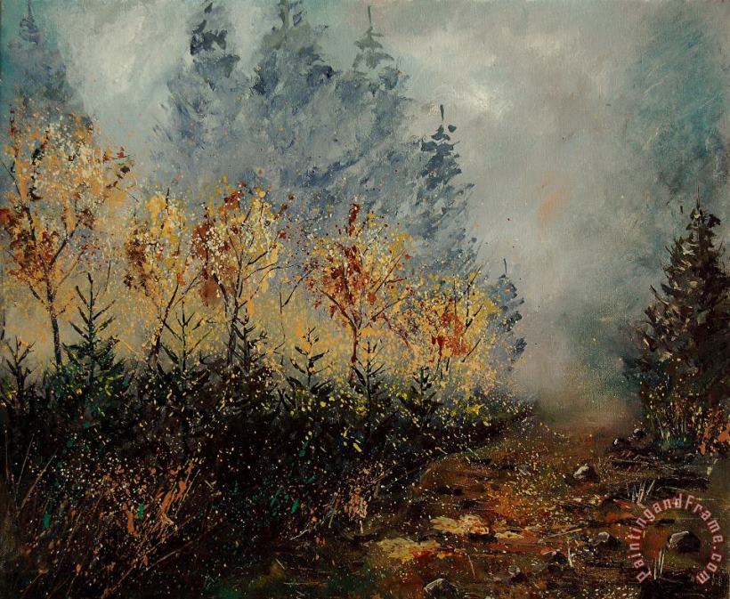 Pol Ledent Autumn landscape Art Print