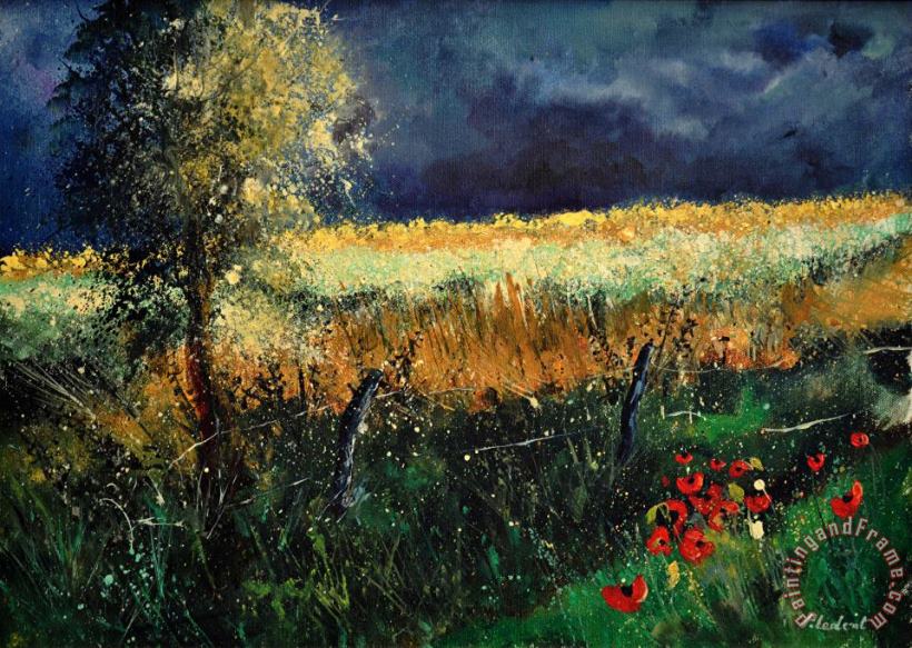 Before the storm painting - Pol Ledent Before the storm Art Print