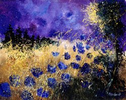 Pol Ledent Blue cornflowers