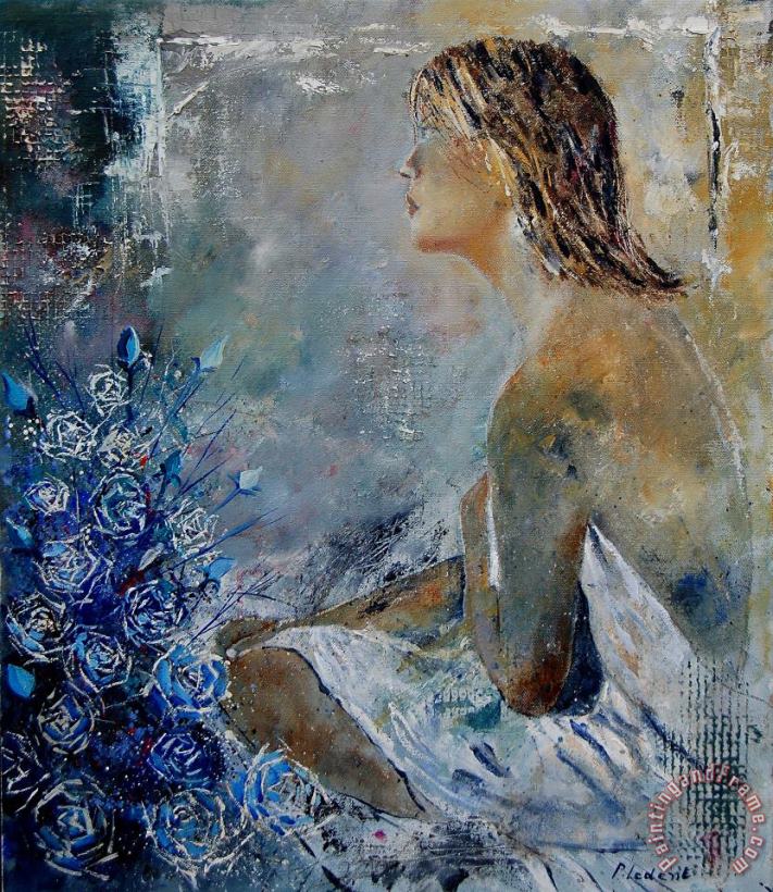 Pol Ledent Dreaming Young Girl Art Painting