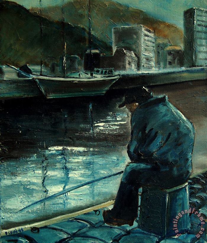 Pol Ledent Fisherman's Patience Art Print