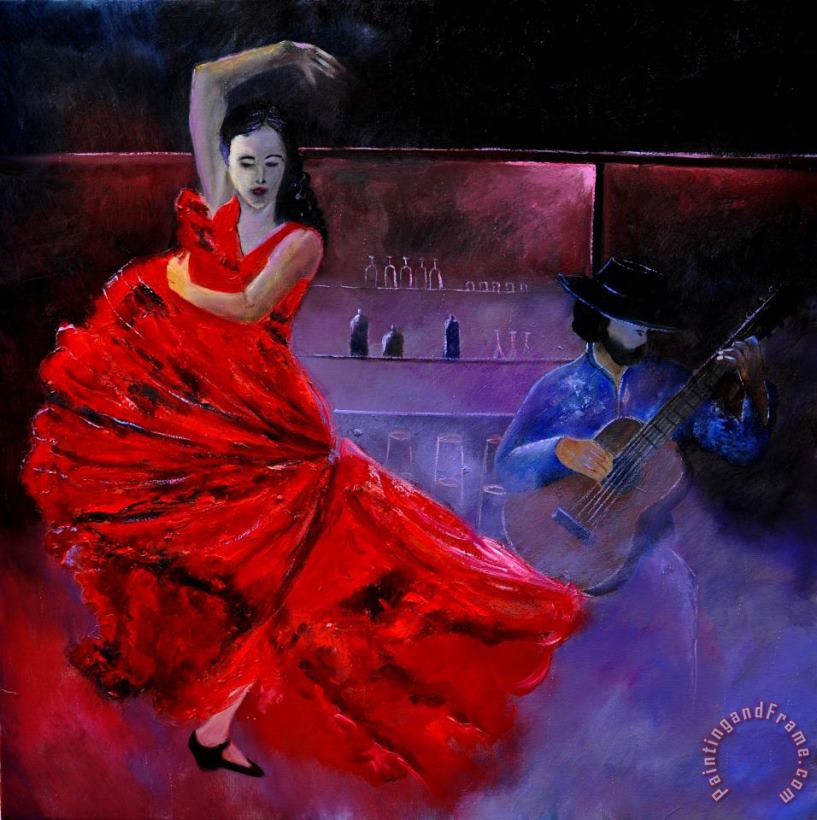 Pol Ledent Flamenco 88 Art Painting
