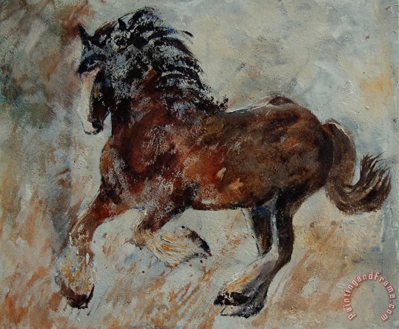 Pol Ledent Horse 561 Art Painting