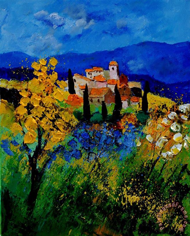 Provence 459001 painting - Pol Ledent Provence 459001 Art Print