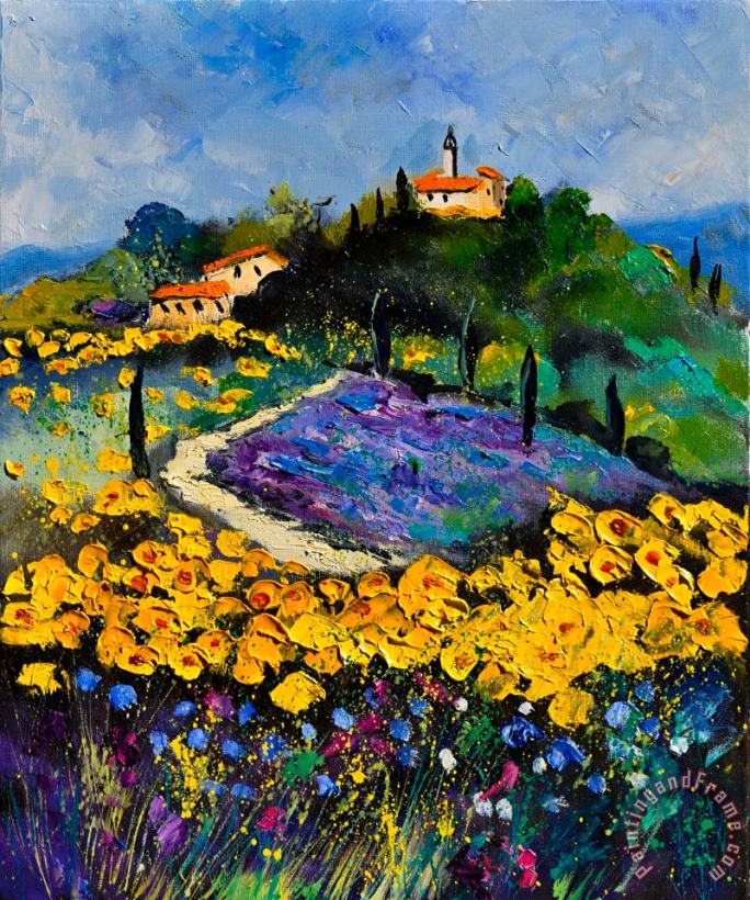 Provence 561140 painting - Pol Ledent Provence 561140 Art Print