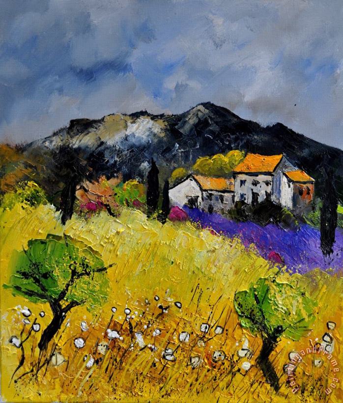Provence 672110 painting - Pol Ledent Provence 672110 Art Print
