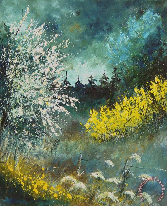 Spring painting - Pol Ledent Spring Art Print