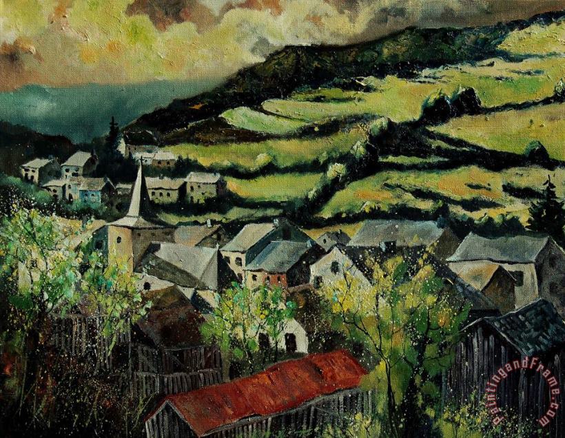 Spring In Vresse Ardennes Belgium painting - Pol Ledent Spring In Vresse Ardennes Belgium Art Print